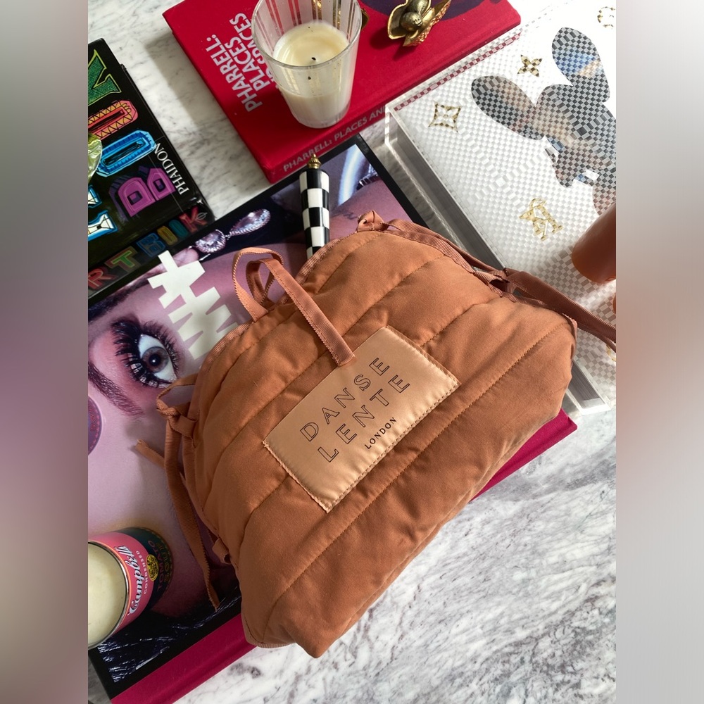 Danse Lente Mini Phoebe Leather Bag.COLOR CORAL